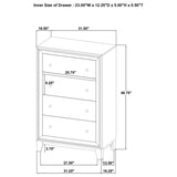 Welsley 5-piece Queen Bedroom Set Walnut - 223441Q-S5