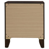 Welsley 2-drawer Nightstand Bedside Table Walnut - 223442