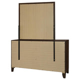Welsley 6-drawer Dresser and Mirror Walnut - 223443M