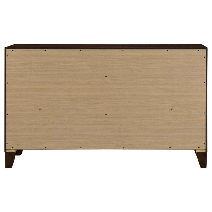 Welsley 6-drawer Dresser Cabinet Walnut - 223443