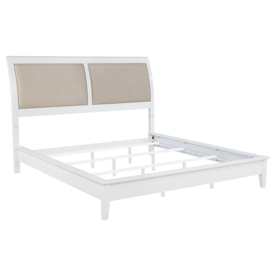 Bexhill 4-piece Eastern King Bedroom Set White - 223471KE-S4