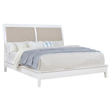 Bexhill 56-inch Upholstered Eastern King Panel Bed White - 223471KE
