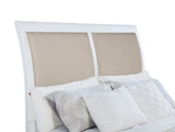 Bexhill 56-inch Upholstered Queen Panel Bed White - 223471Q