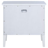 Bexhill 1-drawer Nightstand Bedside Table White - 223472