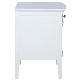 Bexhill 1-drawer Nightstand Bedside Table White - 223472