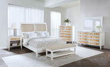 Bexhill 1-drawer Nightstand Bedside Table White - 223472