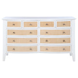 Bexhill 10-drawer Dresser Cabinet White - 223473