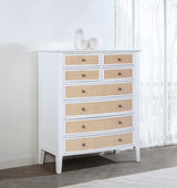 Bexhill 8-drawer Chest of Drawers White - 223475