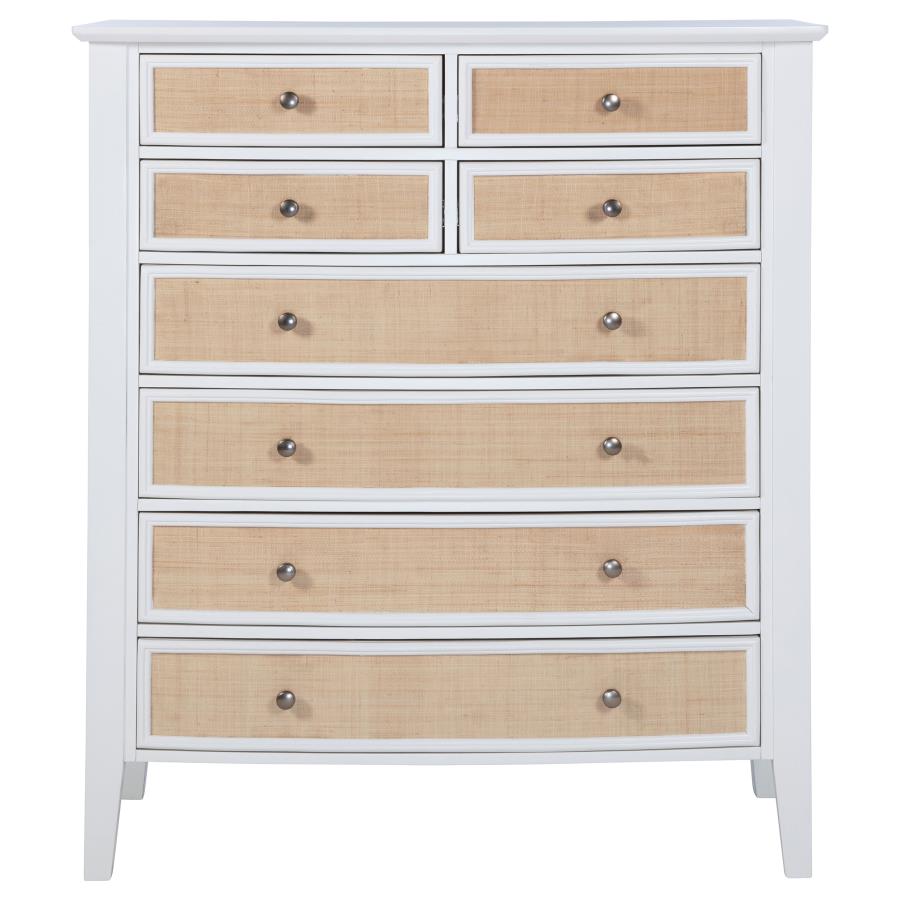 Bexhill 8-drawer Chest of Drawers White - 223475