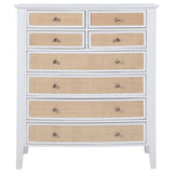 Bexhill 8-drawer Chest of Drawers White - 223475
