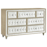 Antonella 5-piece Eastern King Bedroom Set Ivory - 223521KE-S5