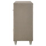 Antonella 7-drawer Upholstered Dresser Ivory and Camel - 223523