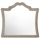Antonella Upholstered Dresser Mirror Camel - 223524
