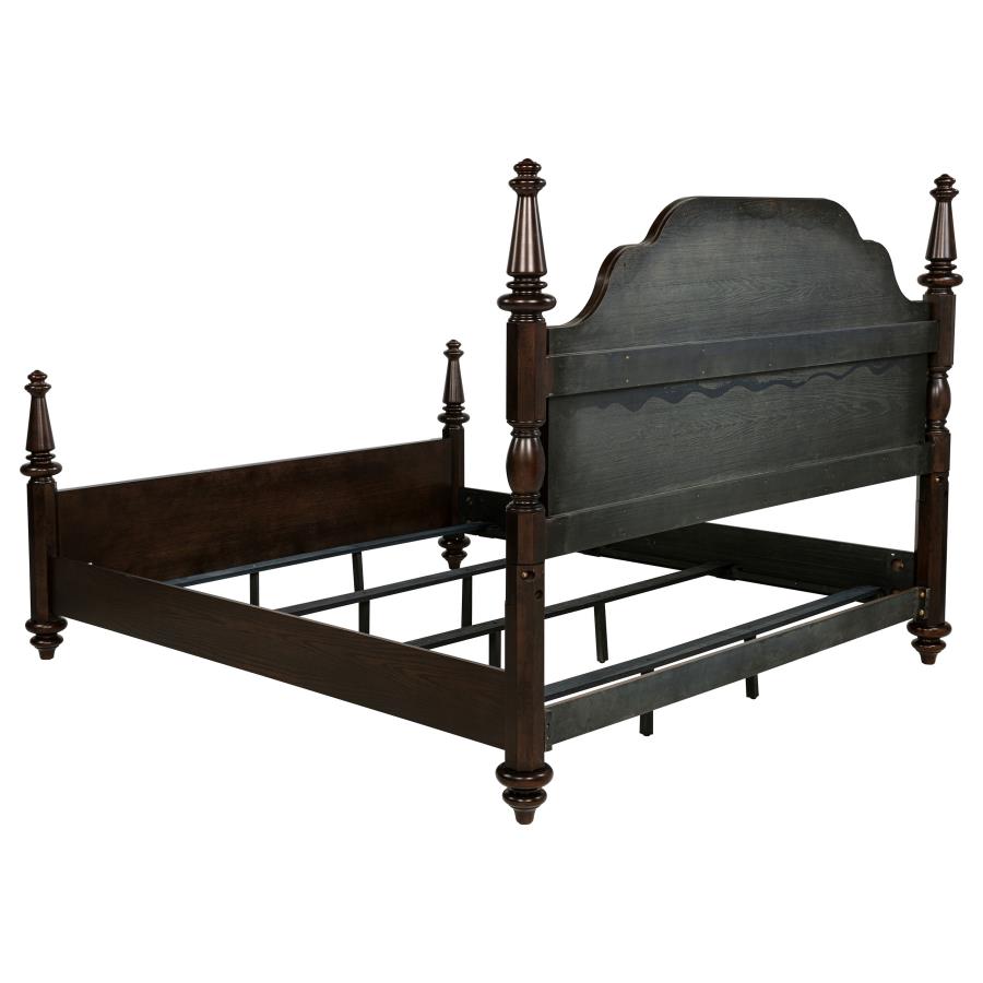 Andover 4-piece Eastern King Bedroom Set Dark Oak - 223631KE-S4