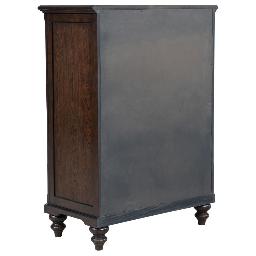 Andover 5-piece Eastern King Bedroom Set Dark Oak - 223631KE-S5