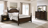 Andover 4-piece California King Bedroom Set Dark Oak - 223631KW-S4