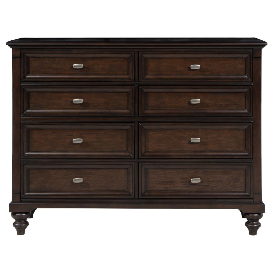 Andover 4-piece Queen Bedroom Set Dark Oak - 223631Q-S4