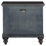 Andover 1-drawer Nightstand Bedside Table Dark Oak - 223632