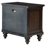 Andover 1-drawer Nightstand Bedside Table Dark Oak - 223632