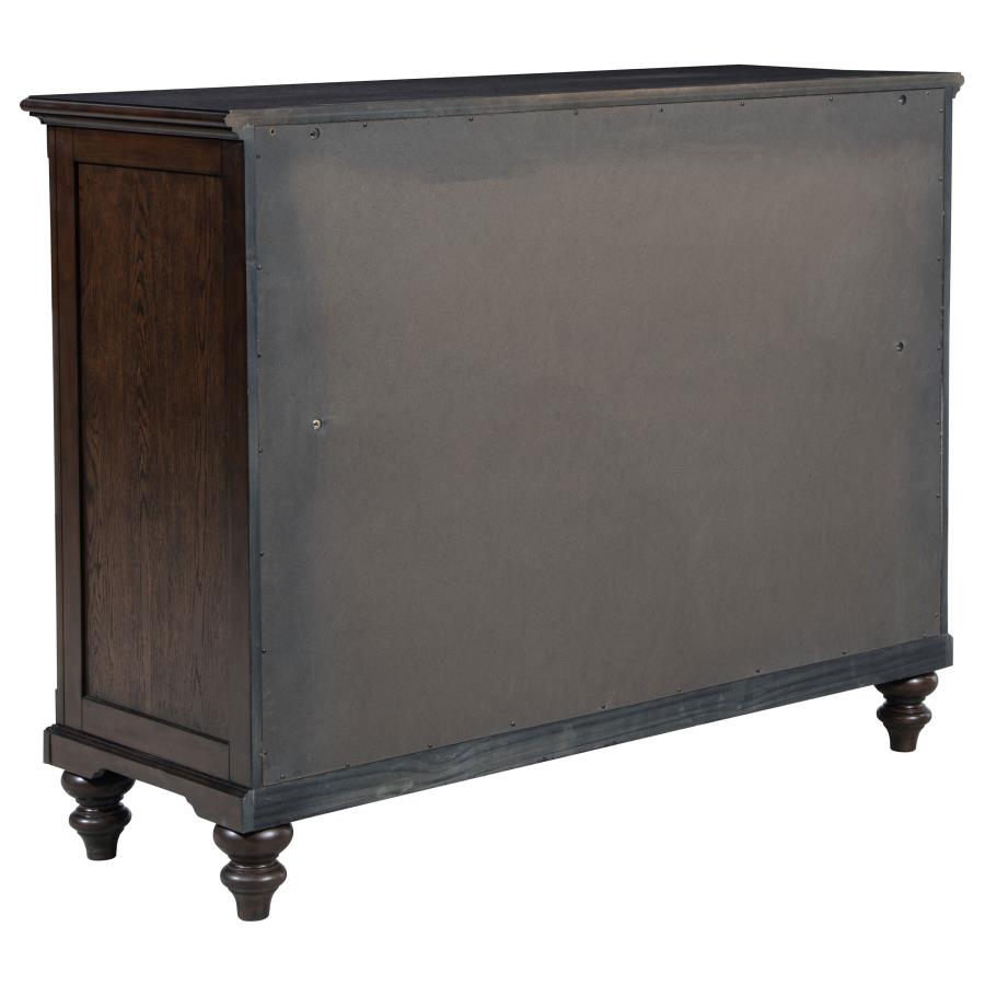 Andover 8-drawer Dresser Cabinet Dark Oak - 223633
