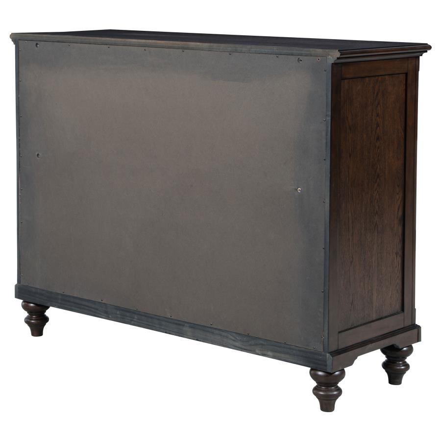 Andover 8-drawer Dresser Cabinet Dark Oak - 223633