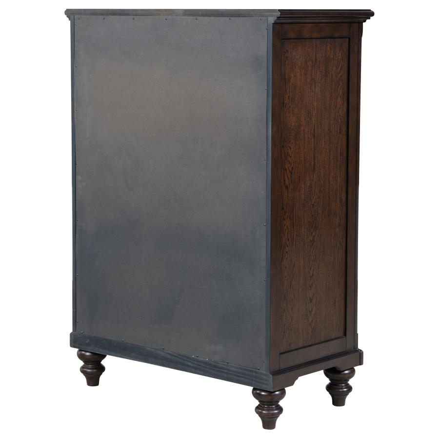 Andover 5-drawer Chest of Drawers Dark Oak - 223635