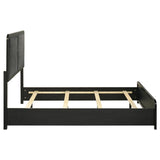 Cavelle 51-inch Upholstered Full Panel Bed Black - 223661F
