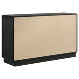 Cavelle 4-piece Eastern King Bedroom Set Black - 223661KE-S4