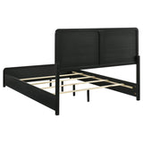 Cavelle 51-inch Upholstered Queen Bed Black - 223661Q