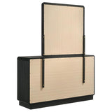 Cavelle 6-drawer Dresser and Mirror Black - 223663M