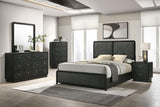 Cavelle 6-drawer Dresser and Mirror Black - 223663M