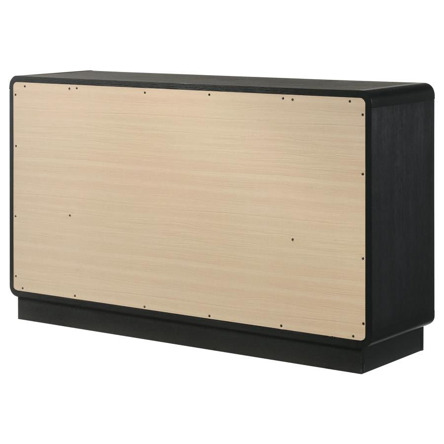 Cavelle 6-drawer Dresser Cabinet Black - 223663
