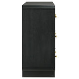 Cavelle 6-drawer Dresser Cabinet Black - 223663