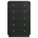 Cavelle 5-drawer Chest of Drawers Black - 223665
