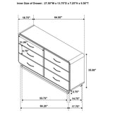 Amsbury 4-piece Eastern King Bedroom Set Nutmeg - 224271KE-S4