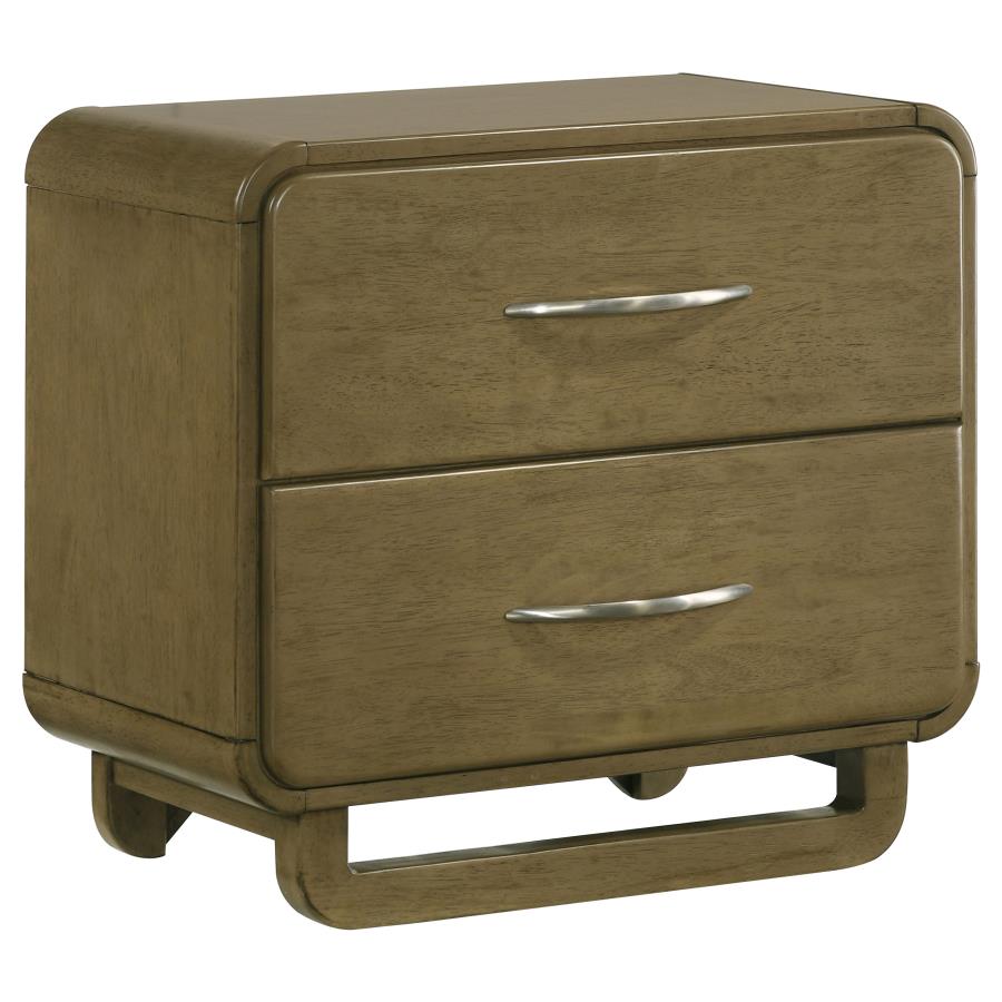 Amsbury 5-piece Eastern King Bedroom Set Nutmeg - 224271KE-S5