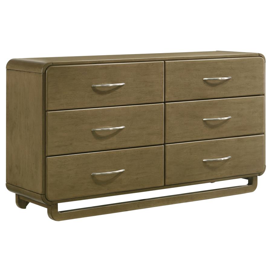 Amsbury 4-piece California King Bedroom Set Nutmeg - 224271KW-S4