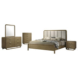 Amsbury 5-piece California King Bedroom Set Nutmeg - 224271KW-S5