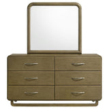 Amsbury 6-drawer Dresser and Mirror Nutmeg - 224273M