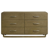 Amsbury 6-drawer Dresser Cabinet Nutmeg - 224273
