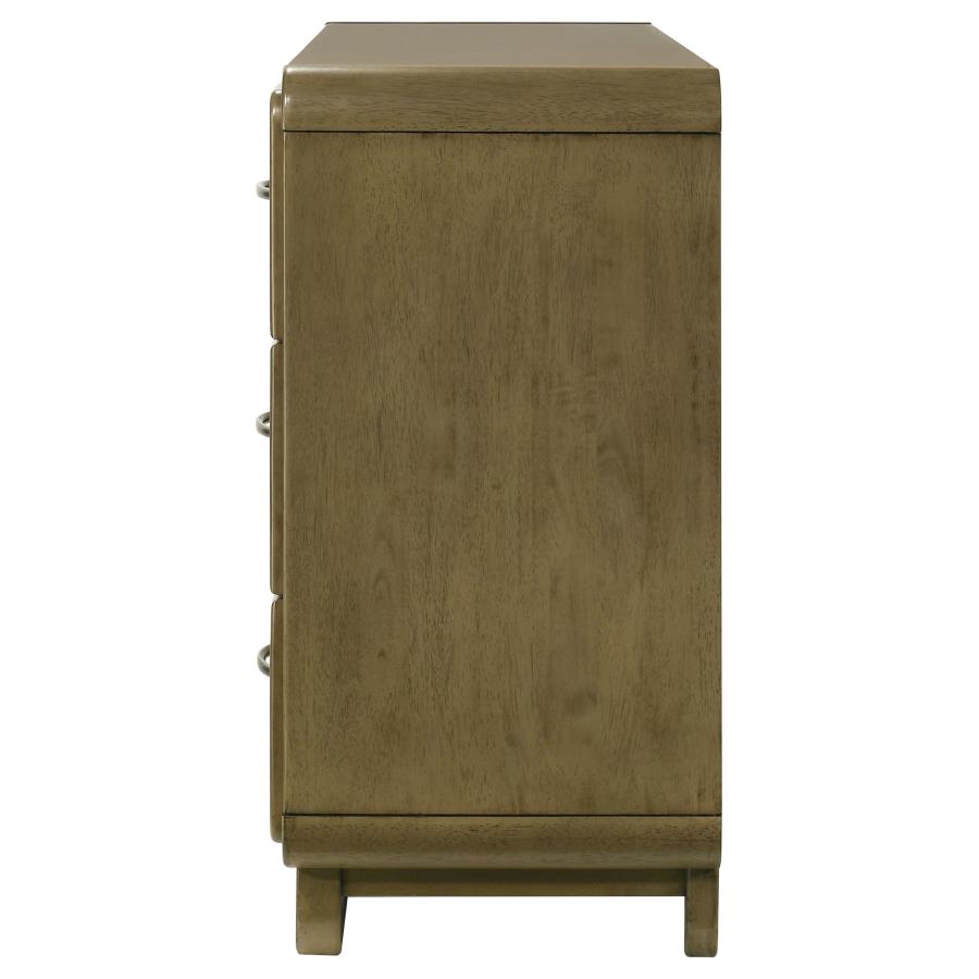 Amsbury 6-drawer Dresser Cabinet Nutmeg - 224273