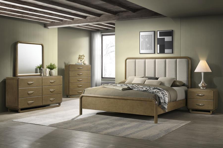 Amsbury 6-drawer Dresser Cabinet Nutmeg - 224273