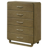 Amsbury 5-drawer Chest of Drawers Nutmeg - 224275
