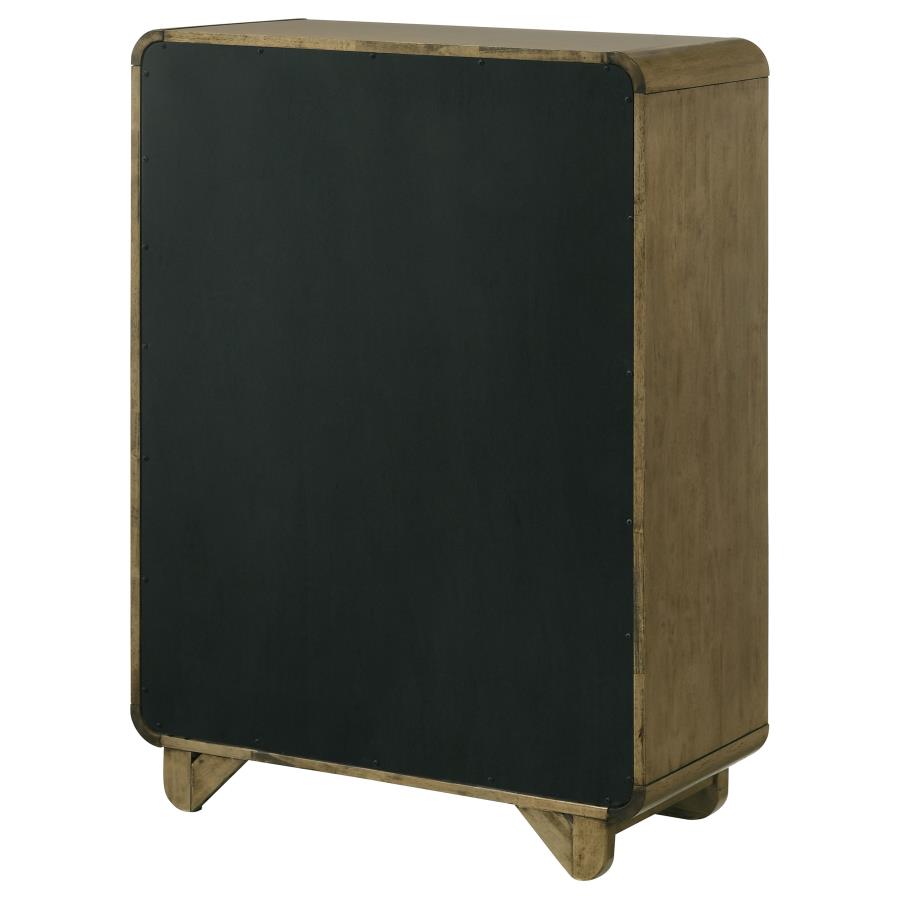 Amsbury 5-drawer Chest of Drawers Nutmeg - 224275