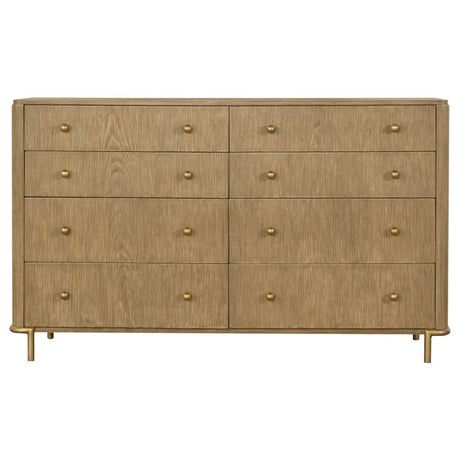 Arini 4-piece Eastern King Bedroom Set Sand Wash and Grey - 224301KE-S4