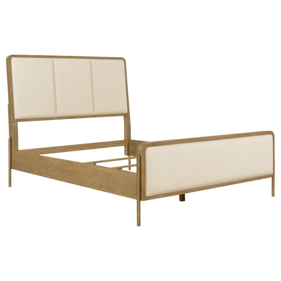 Arini 5-piece California King Bedroom Set Cream and Sand Wash - 224301KWCRM-S5