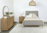Arini 4-piece Queen Bedroom Set Sand Wash and Grey - 224301Q-S4