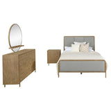 Arini 4-piece Queen Bedroom Set Sand Wash and Grey - 224301Q-S4