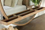 Arini 5-piece Queen Bedroom Set Cream and Sand Wash - 224301QCRM-S5