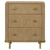 Arini 3-drawer Nightstand Sand Wash - 224302